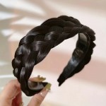 Bentita pentru par impletita spic din fibra sintetica lata BST020BB Saten Inchis Bentita pentru par impletita spic din fibra sintetica lata BST020BB Saten Inchis